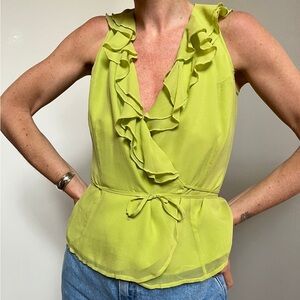 Vintage Y2K The Limited Ruffled Tank